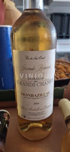 Zuidwest-Frankrijk Monbazillac Domaine Des Grands Champs Grande Réserve 2016