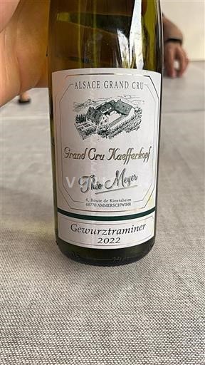 Alsace Ikke specificeret Grand Cru Théo Meyer Grand Cru Kaefferkopf 2022