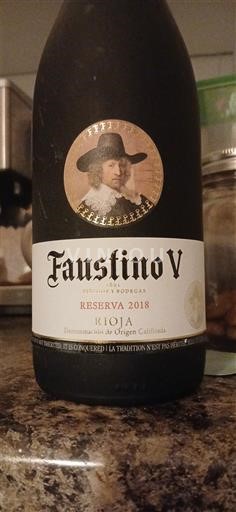 La Rioja rioja Faustino Faustino V Reserva 2018