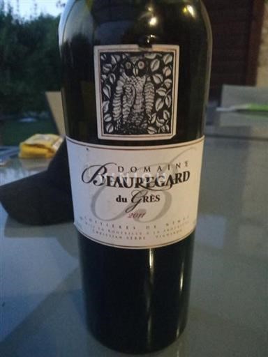 Rhônedalen Costières-de-Nîmes Domaine Beauregard du Grès 2011