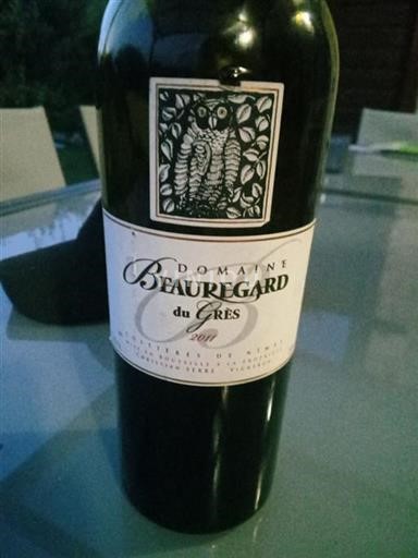 Rhônedalen Costières-de-Nîmes Domaine Beauregard du Grès 2011