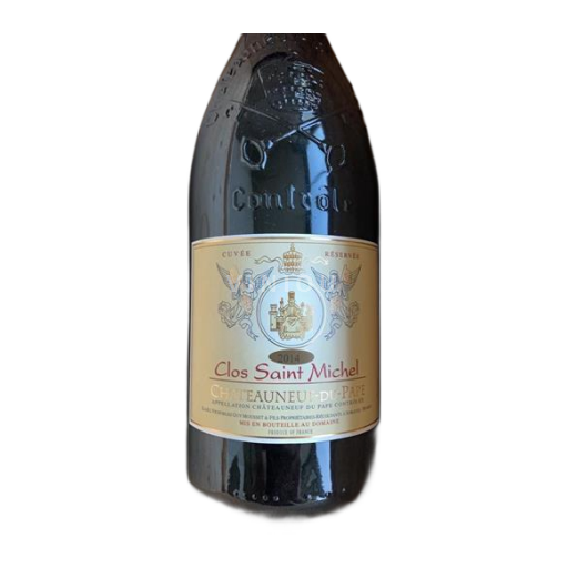 Rhônen laakso Châteauneuf-du-Pape Clos Saint Michel Réservée 2014