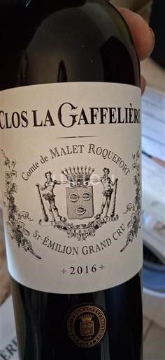 Bordeaux Saint-Émilion Grand Cru Grand Cru Clos La Gaffelière 2016