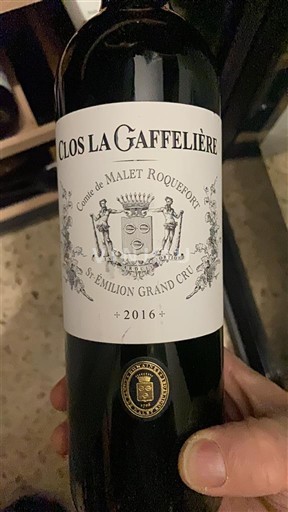 Bordoja Saint-Émilion Grand Cru Grand Cru Clos La Gaffelière 2016