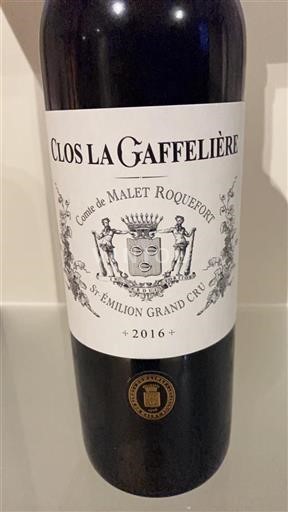 Burdeos Saint-Émilion Gran Cru Grand Cru Clos La Gaffelière 2016