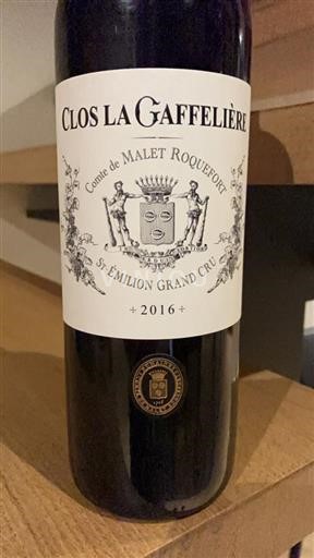 Burdeos Saint-Émilion Gran Cru Grand Cru Clos La Gaffelière 2016