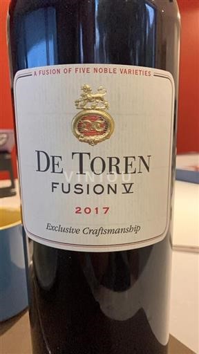 Regione Costiera Stellenbosch Toren Fusion 5 2017