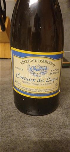 Loiredalen Coteaux-du-Layon Domaine Marcais E.A.R.L La Pierre St Maurille Icke årgångsbetecknad