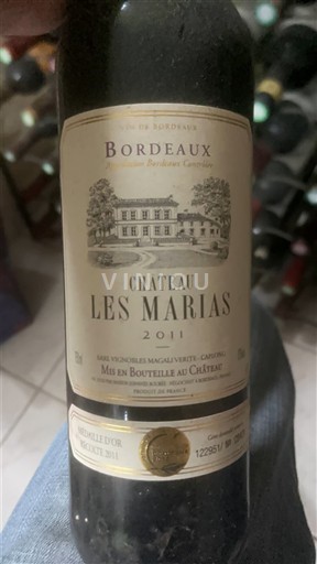 Bordeaux Château Les Marias 2011