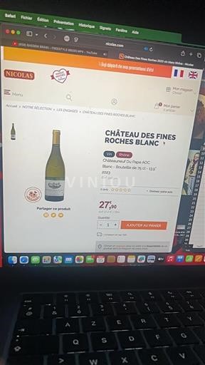 Rhône-dalen Châteauneuf-du-Pape Château Des Fines Roches 2023