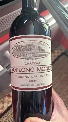 Bordeaux Saint-Émilion Grand Cru Château Troplong Mondot 2020