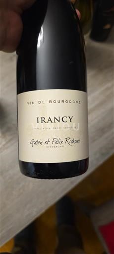 Burgundi Irancy Gabin et Félix Richoux Ei vuosikertaa