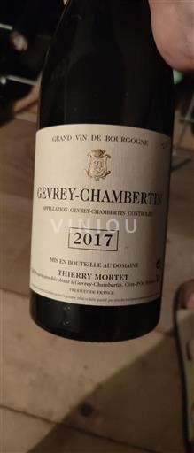 Borgoña Gevrey-Chambertin Thierry Mortet 2017