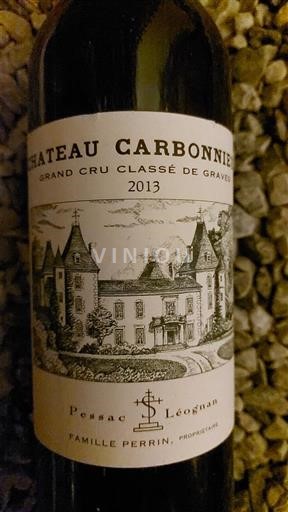 Bordeaux Pessac-Léognan Grand Cru Château Carbonnieux 2013