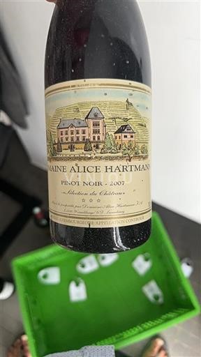 Moselle Luxembourg Domaine Alice Hartmann Sélection du Château 2007