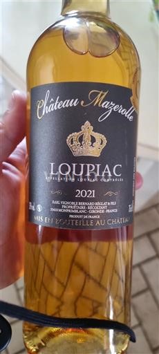 Bordeaux Loupiac Château Mazerolle 2021