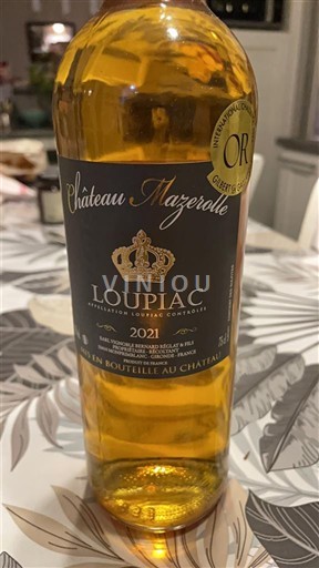 Burdeos Loupiac Château Mazerolle 2021