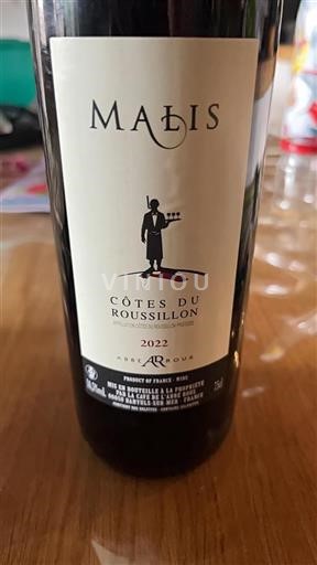 Roussillon Côtes-du-Roussillon Abbè Rous Malis 2022