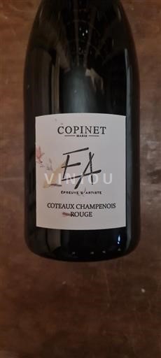 Samppanja Coteaux Champenois Copinet Épreuve d'Artiste Ei vuosikertaa