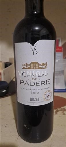 Sudoeste Buzet Château Padère 2019