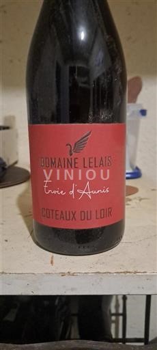 Loiredalen Coteaux du Loir Domaine Lelais Envie d'Aunis Icke årgångsbetecknad