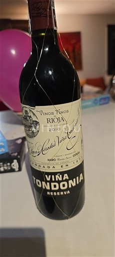 La Rioja Rioja R. López de Heredia Viña Tondonia Viña Tondonia Reserva 2010