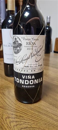 La Rioja Rioja R. López de Heredia Viña Tondonia Viña Tondonia Reserva 2010