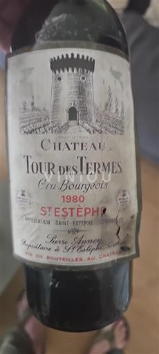 Bordeaux Saint-Estèphe Cru Bourgeois Château Tour des Termes 1980