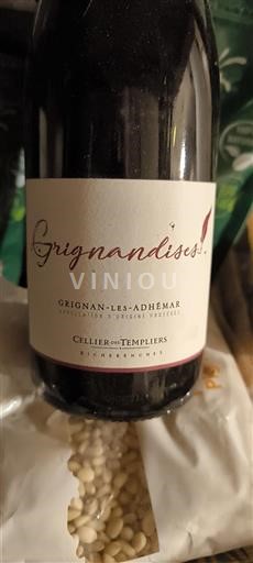 Thung lũng Rhône Grignan-les-adhémar Cellier des Templiers Grignandises 2022