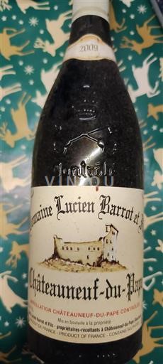 Rhône-dalen Châteauneuf-du-Pape Domaine Lucien Barrot et Fils 2009