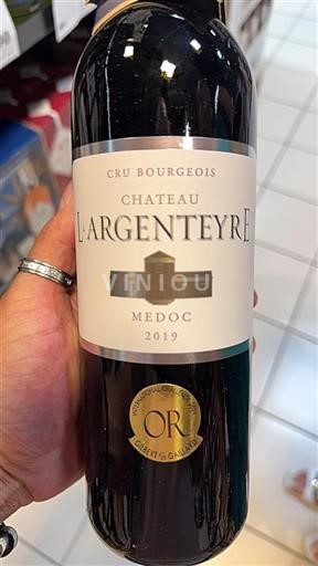 Bordeaux Médoc Cru Bourgeois Château L'Argenteyre 2019