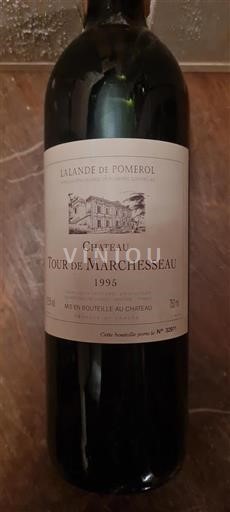Burdeos Lalande-de-Pomerol Château Tour de Marchesseau 1995