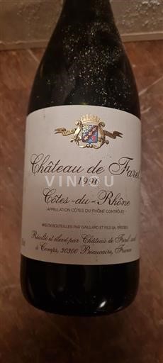 Thung lũng Rhône Côtes-du-rhône Château Farel 1996