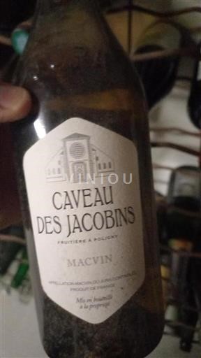 Jura Macvin du Jura Caveau des Jacobins Icke årgångsbetecknad