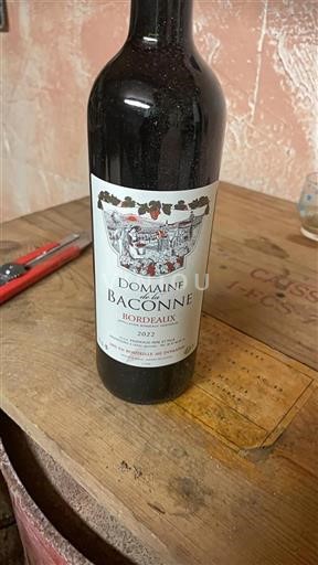 Bordeaux Domaine La Baconne 2022
