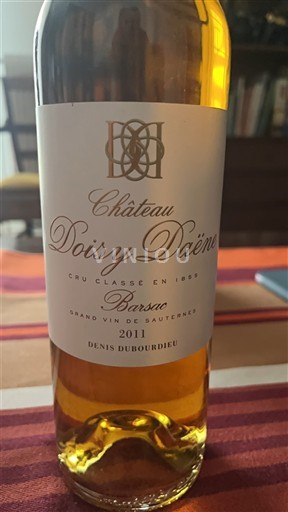 Bordeaux Barsac Grand Cru Château Doisy Daëne 2011