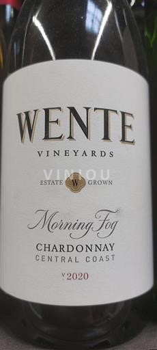 Vùng trồng nho được cấp phép California Central Coast Wente Vineyards Morning Fog 2020