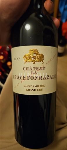 Bordeaux Saint-Émilion Grand Cru Château La Grâce Fonrazade 2019