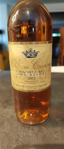Burdeos Cadillac Château Cousteau 2002
