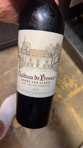 Bordeaux Saint-Émilion Grand Cru Grand Cru Château Pressac 2019