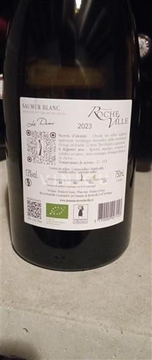 Loiretal Saumur Domaine Rocheville La Dame 2023