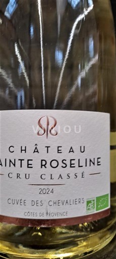 Provence Côtes-de-Provence Château Sainte Roseline des Chevaliers 2024