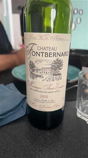 Burdeos Montagne-Saint-Émilion Château Fontbernard 2020