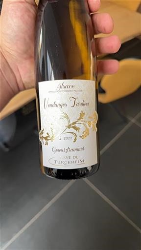 Alsácia Grand Cru Cave de Turckheim Vendanges Tardives 2022