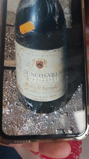 Burgundi Côte de Nuits -kylät Henri de Bareuil 2018