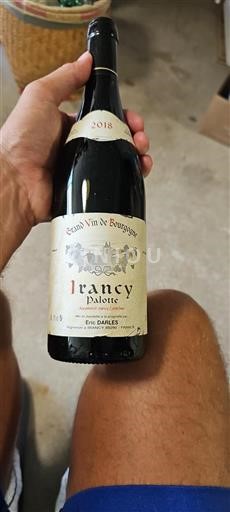 Borgonha Irancy Eric Darles Palotte 2018
