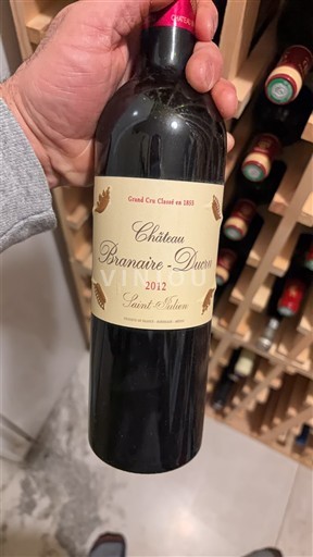 Bordéus Saint-Julien Grand Cru Château Branaire-Ducru 2012