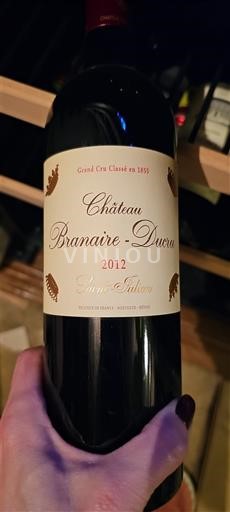 Bordeaux Saint-Julien Grand Cru Château Branaire-Ducru 2012