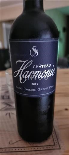 Bordeaux Saint-Émilion Grand Cru Château Harmonie 2015