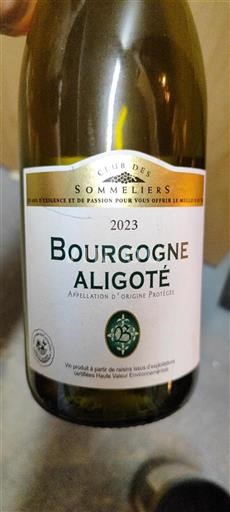 Burgundi Bourgogne Aligoté Club des Sommeliers 2023